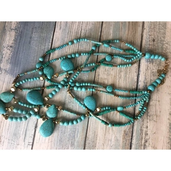 Vintage Nakamol Turquoise Necklace - Picture 4 of 5